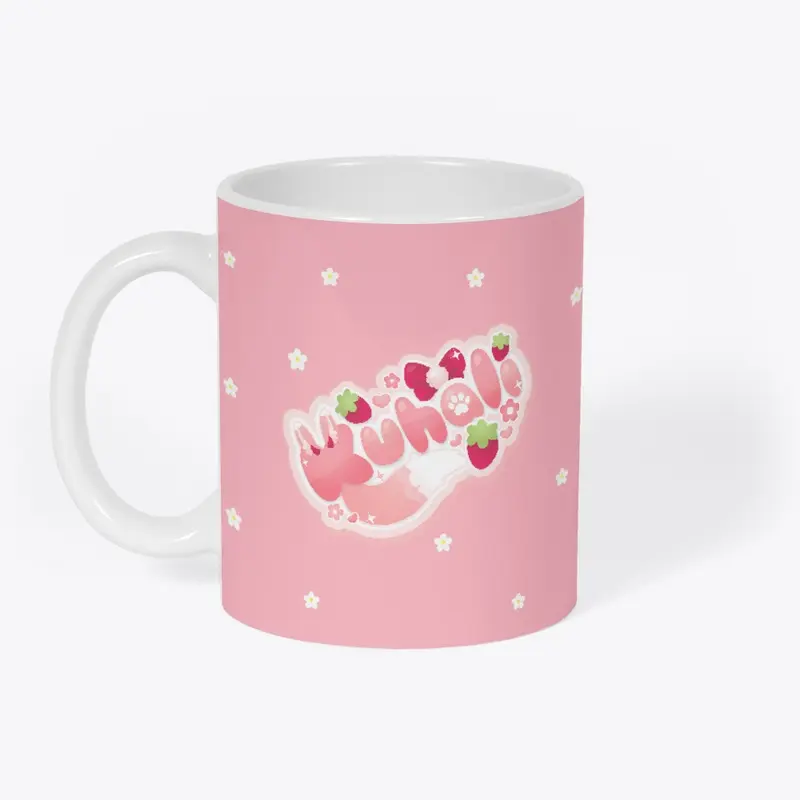 Logo Blossoms White Mug